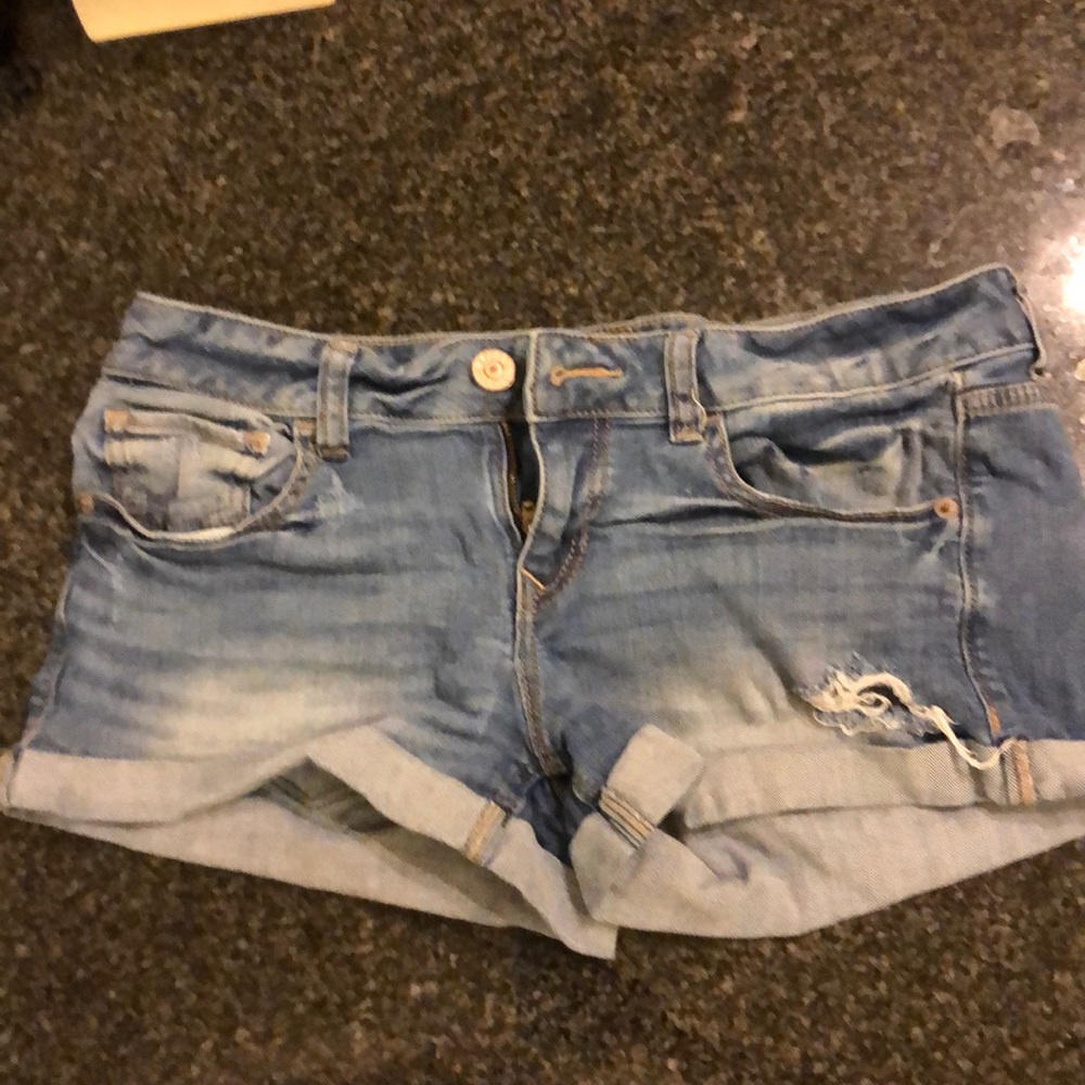 Denim shorts